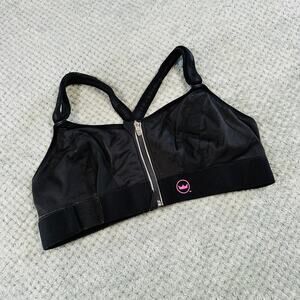 SHEFIT Black Lux Sports Bra 3LUXE Adjustable High Impact